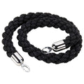 Chrome Black Braided Barrier Rope H84264