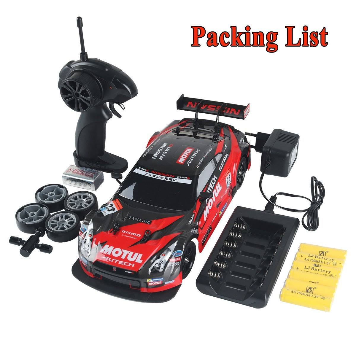 1/16 4WD RC Drift Car with 6 Battery and Drift Tire I71705