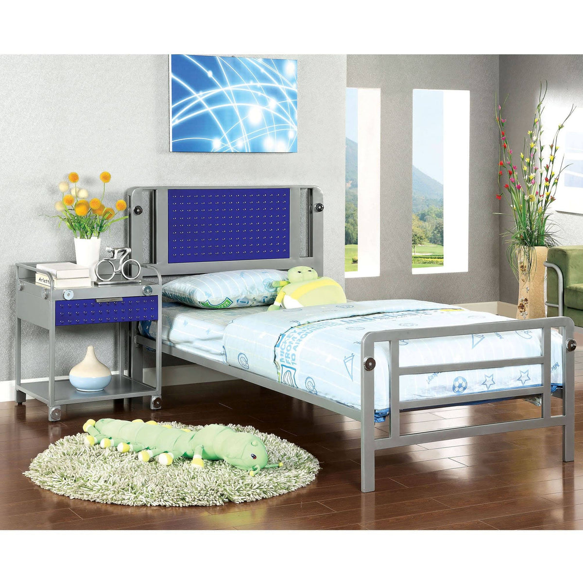 Full Metal Youth Bed S35326