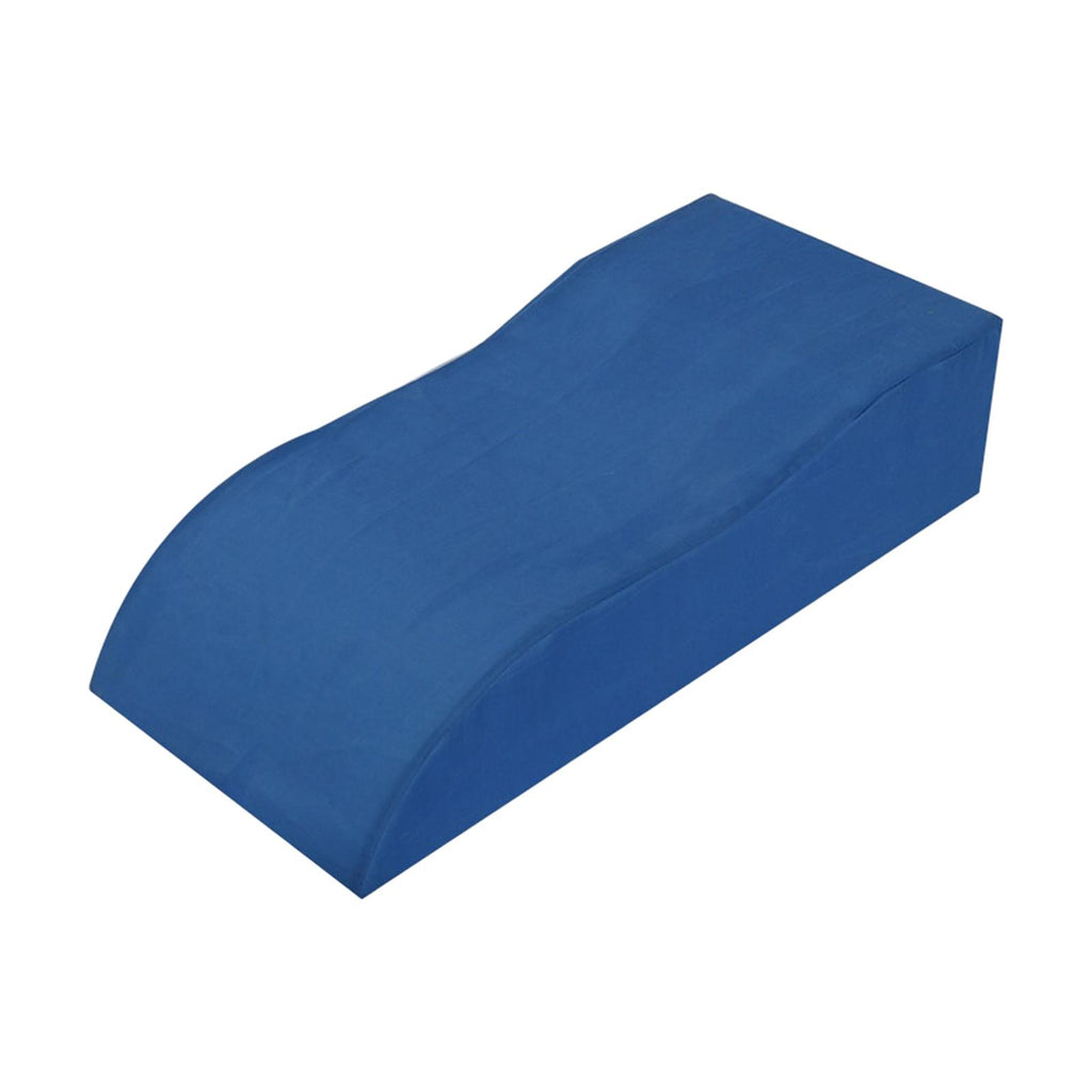 Blue Linen Curved Camping Pillow Y852