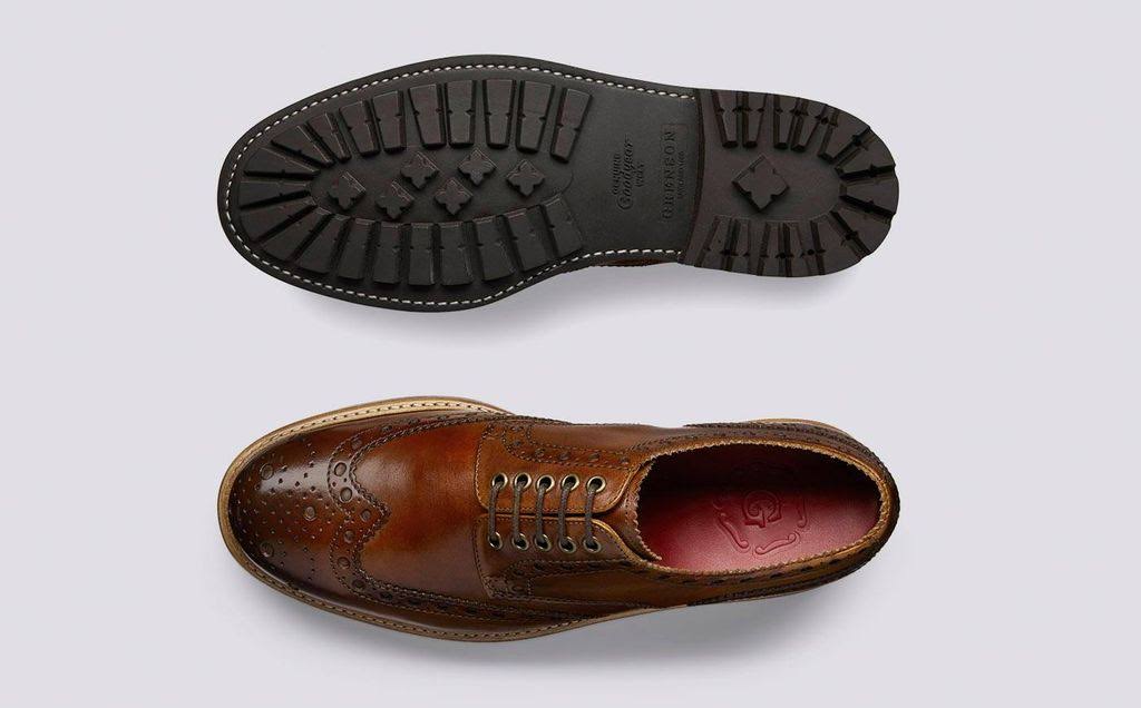 Brown Brogue Lace-ups G24007