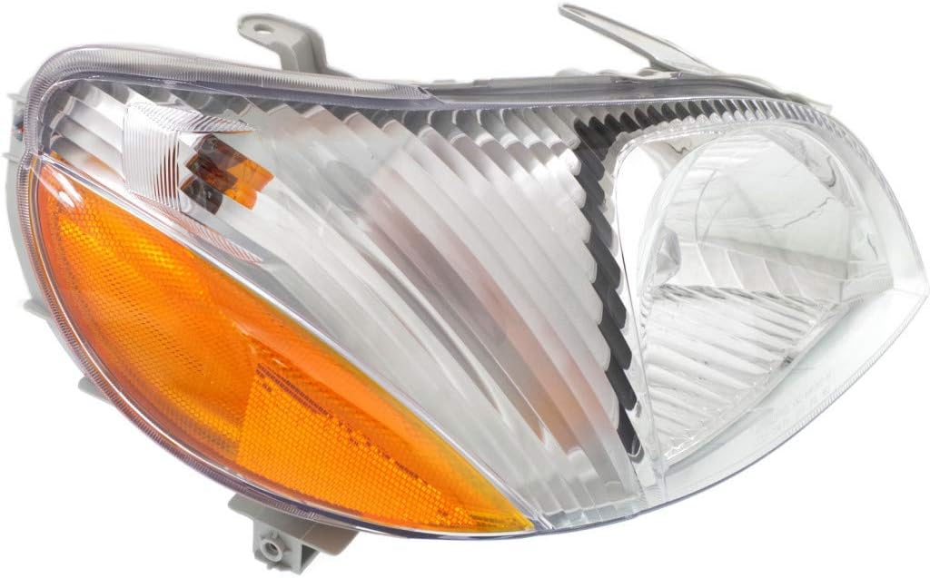 Passenger Side Headlight Assembly with Bulbs Z286