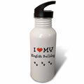 English Bulldog 21 oz Sports Water Bottle R204320