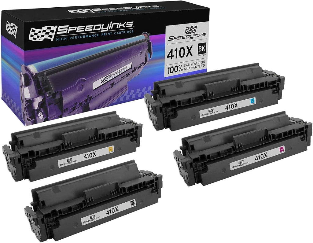 Compatible Toner Cartridge Replacement for HP 410X High-Yield 4-Pack E905716