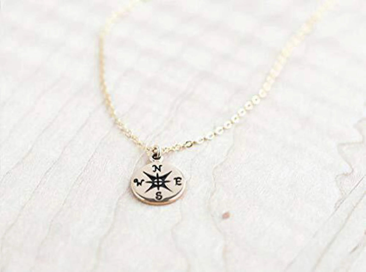 1/2 Inch Gold Charm Necklace B9170