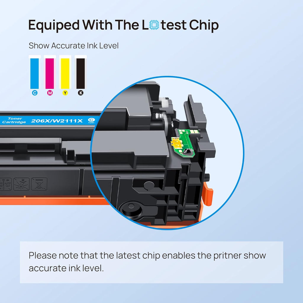 4 Pack High Yield Toner Cartridge Z354869