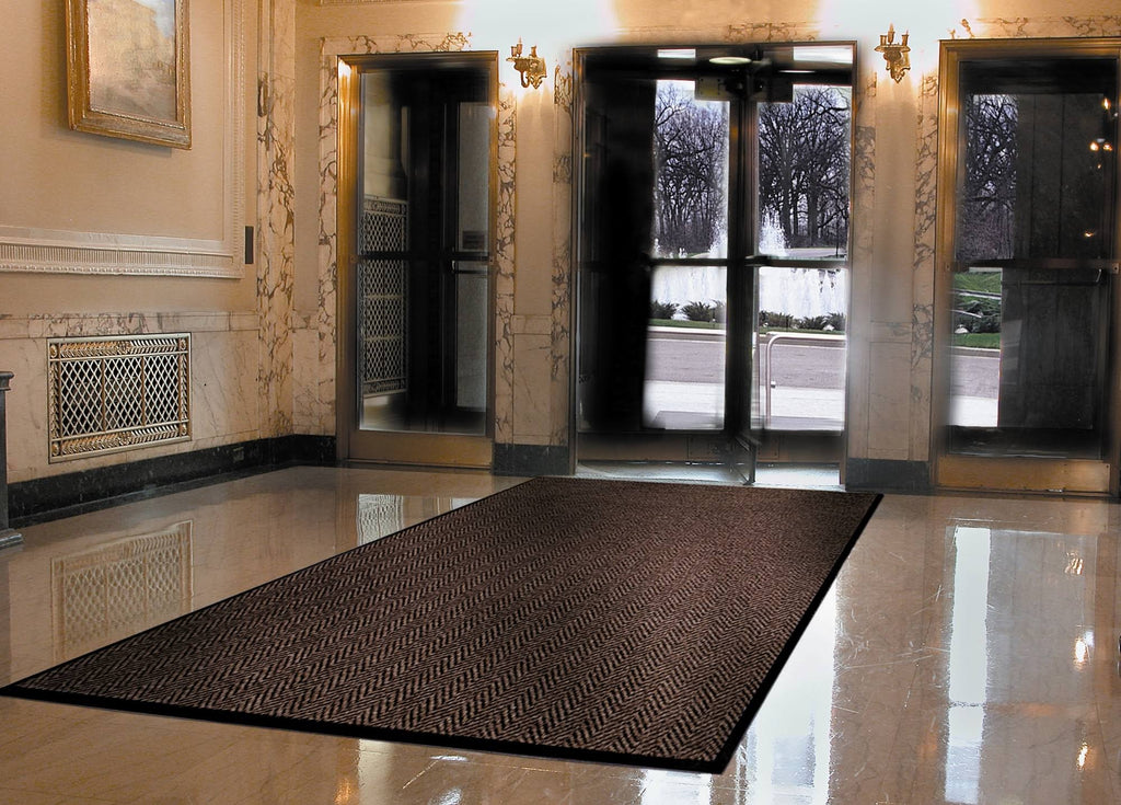 Green Carpeted Entrance Mat, 4 x 6 ft. N5888