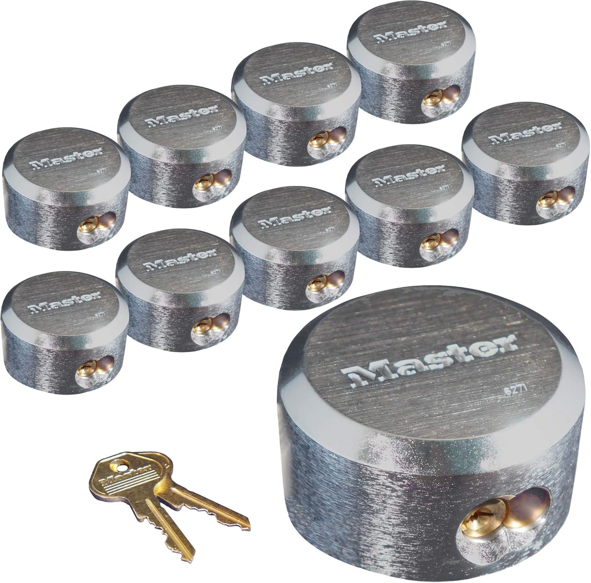 6 Pack Rekeyable Pin Tumbler Padlock B6560