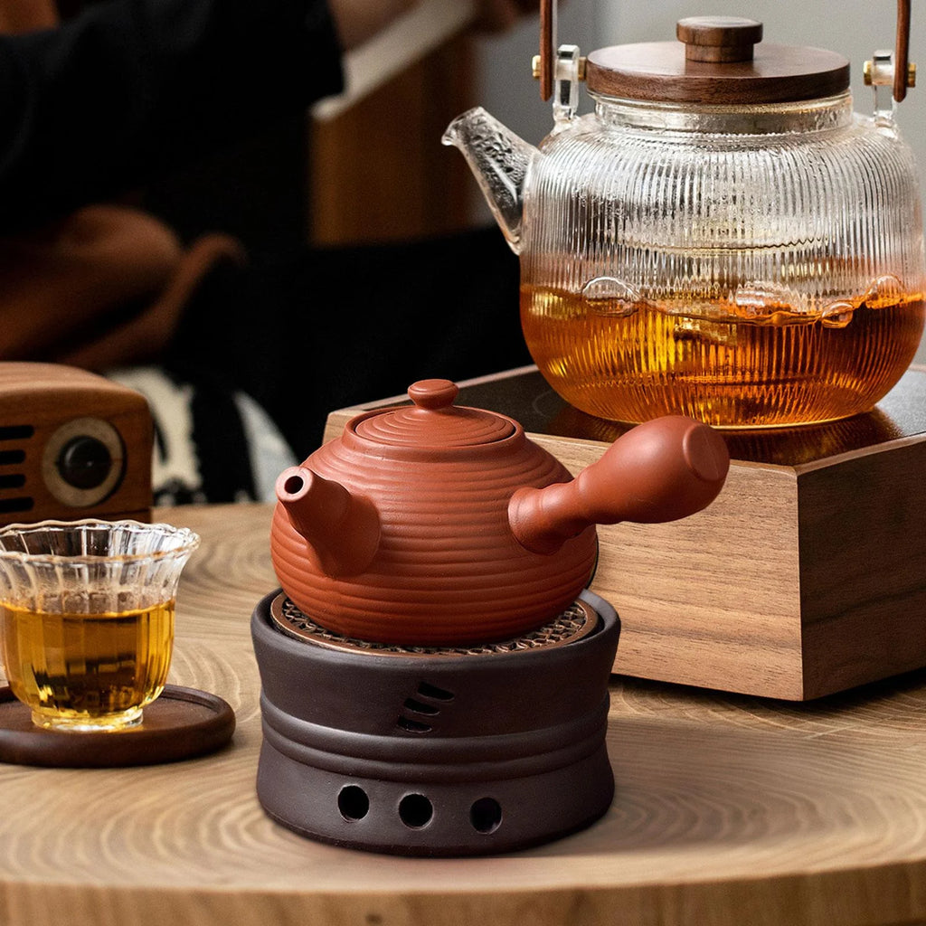Red Ceramic Teapot 500ml P3644