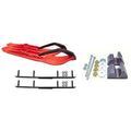 Red XCS Snowmobile Skis Complete Kit N9806