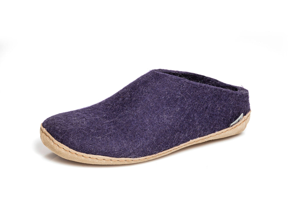 Open Heel Purple Shoes A5600