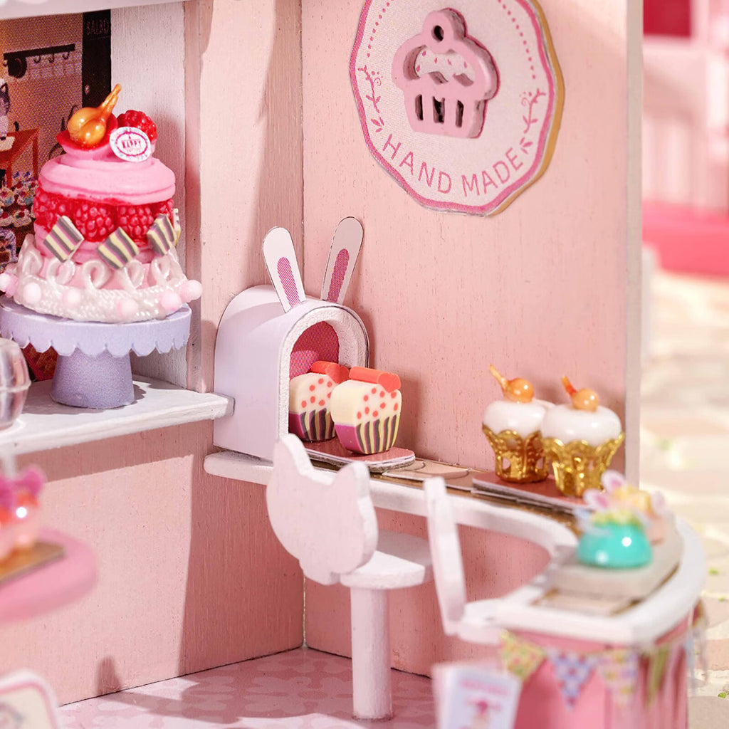 DIY Miniature Dollhouse Kit with LED M7826