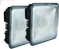 2 Pack 45W LED Canopy Lights, 9.5 x 9.5, 120V 277V G257