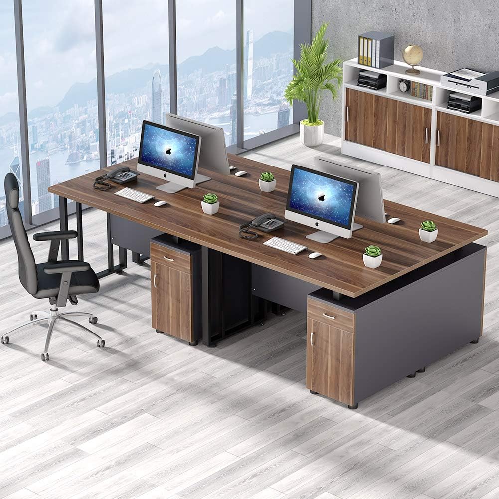 47 inch Computer Desk with Storage Drawer and Cabinet L4854