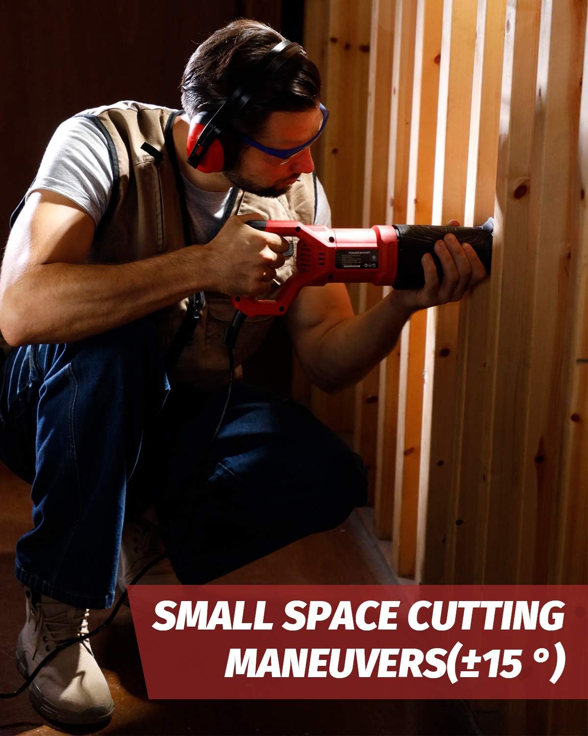 7.5 Amp Variable Speed Corded Reciprocating Saw, 5 Blades Included G8102