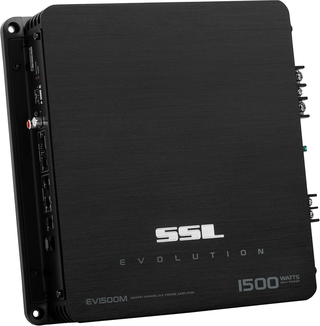 1500 Watt 2 Ohm Stable Class A/B Monoblock MOSFET Car Amplifier with Remote Subwoofer Control N166643