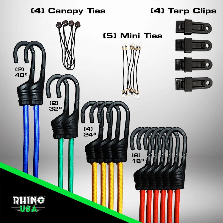 28 Piece Bungee Cord Set X963