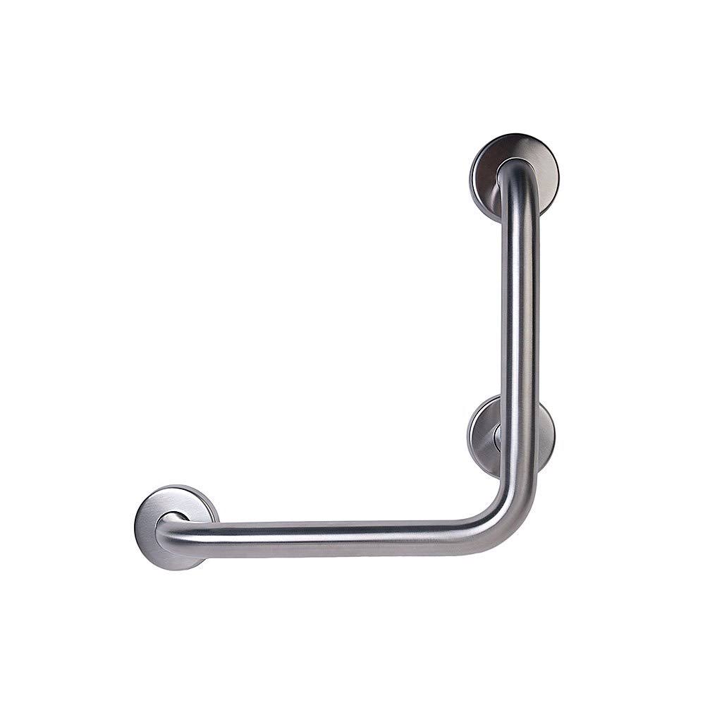 L-Shaped Vertical Angle Grab Bar Satin Stainless A9030