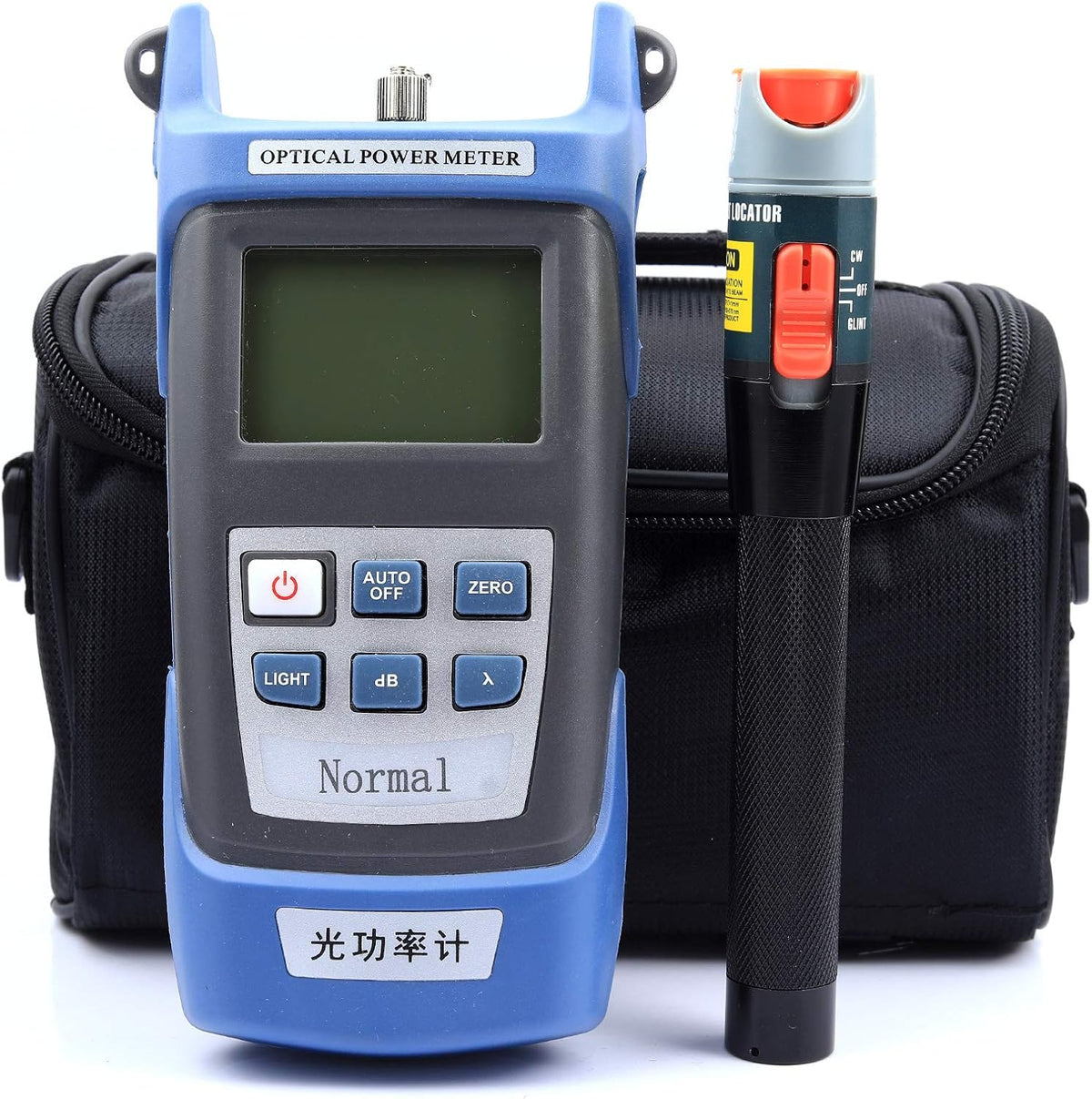 Fiber Optic Cable Tester with Optical Power Meter and Visual Fault Locator C858060