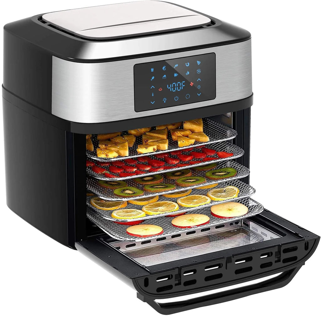 10-in-1 20 Quart Air Fryer Toaster Oven Combo with Rotisserie Dehydrator P3739