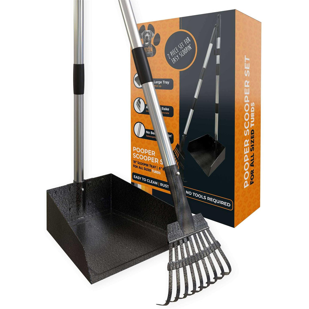 Dog Pooper Scooper and Rake Set V44894