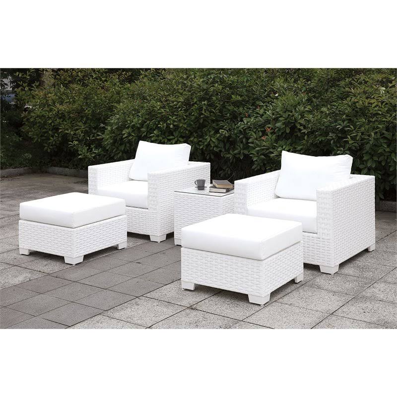 White Patio Arm Chair Y259367