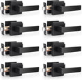 Matte Black Square Heavy Duty Passage Door Levers K514981