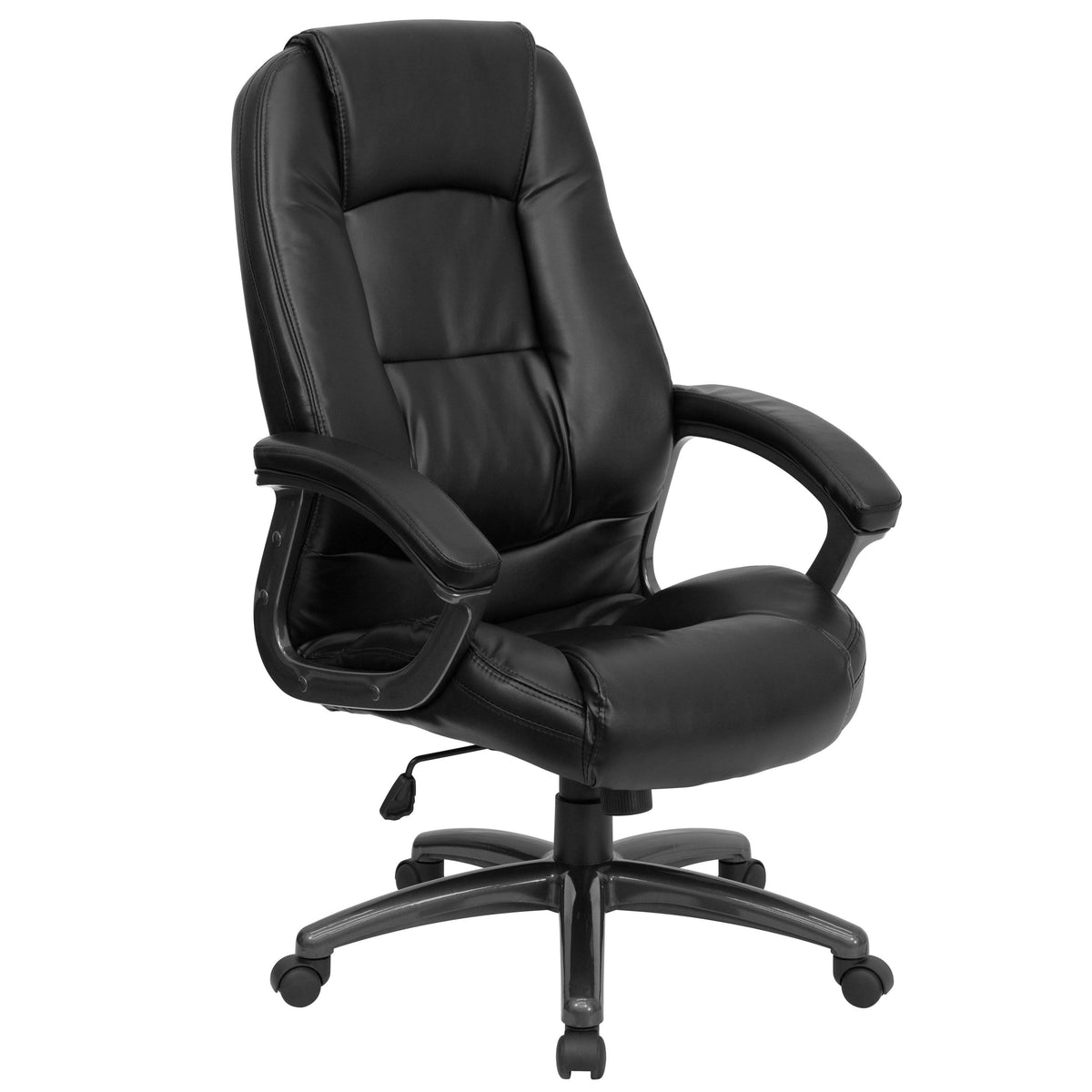 Black Leather Executive Swivel Office Chair O637252