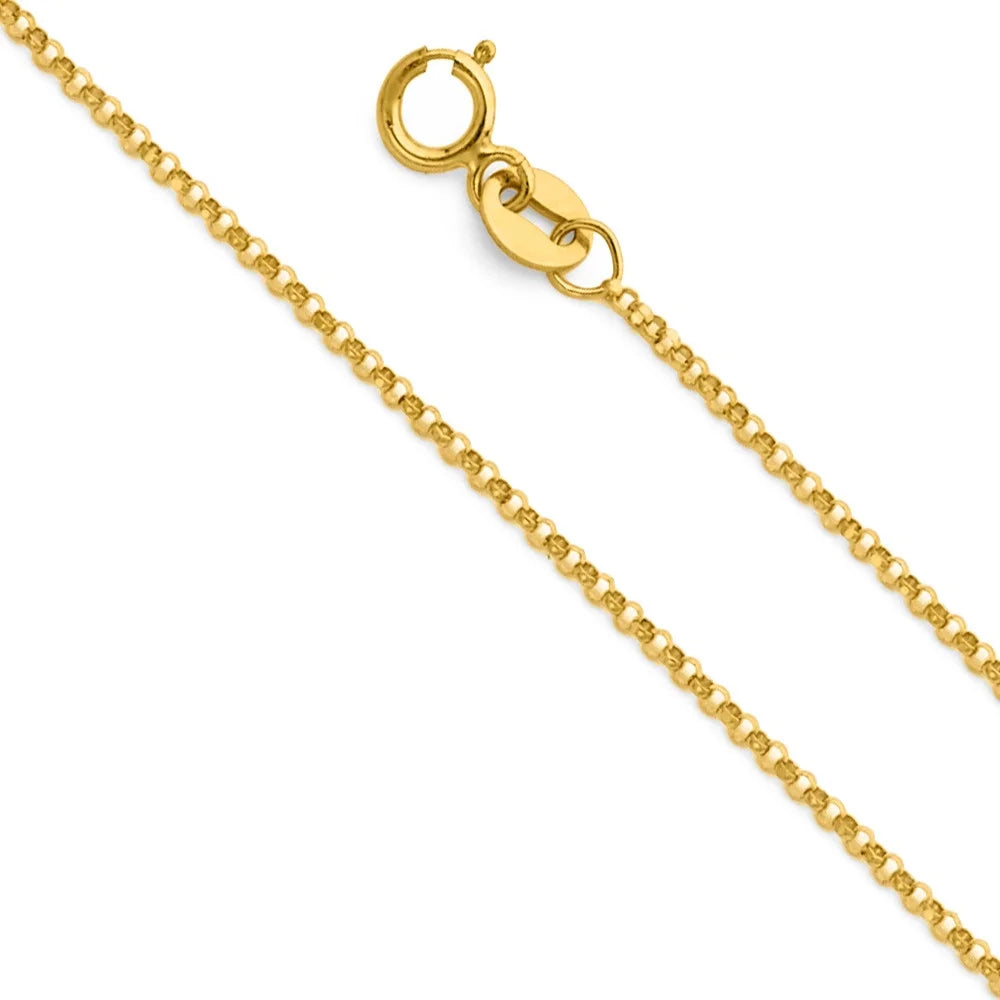 14K Yellow Gold Diamond-cut Initial 'J' Pendant Necklace with 16" Chain C3650