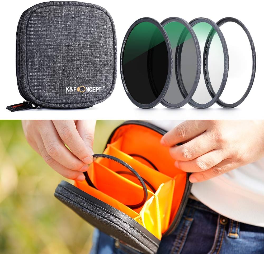 82mm Magnetic Lens Filter Kit with MCUV CPL ND1000 Adapter Ring A395