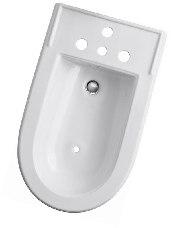 White Vertical Spray Bidet L933