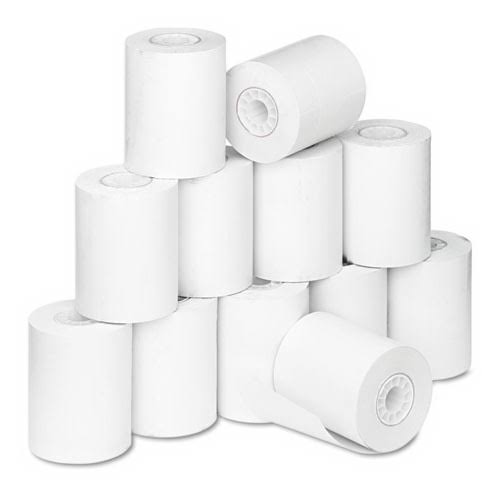 3.13x22 x 290 ft White Direct Thermal Paper Rolls, 50/Carton G163898