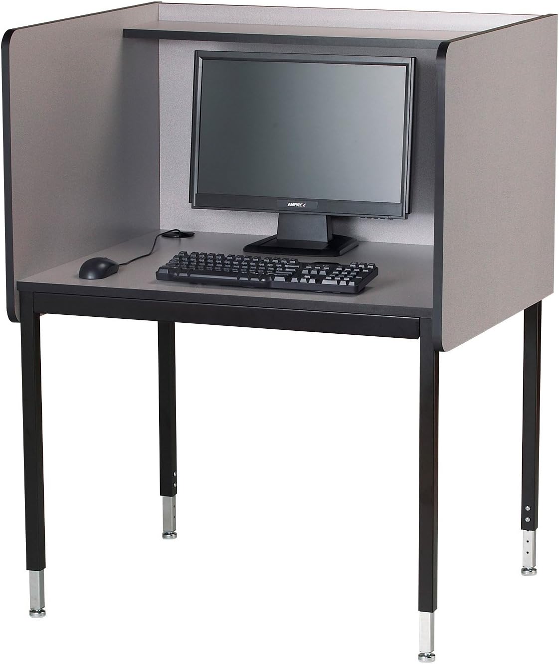 Medium Oak Computer Carrel Y742311