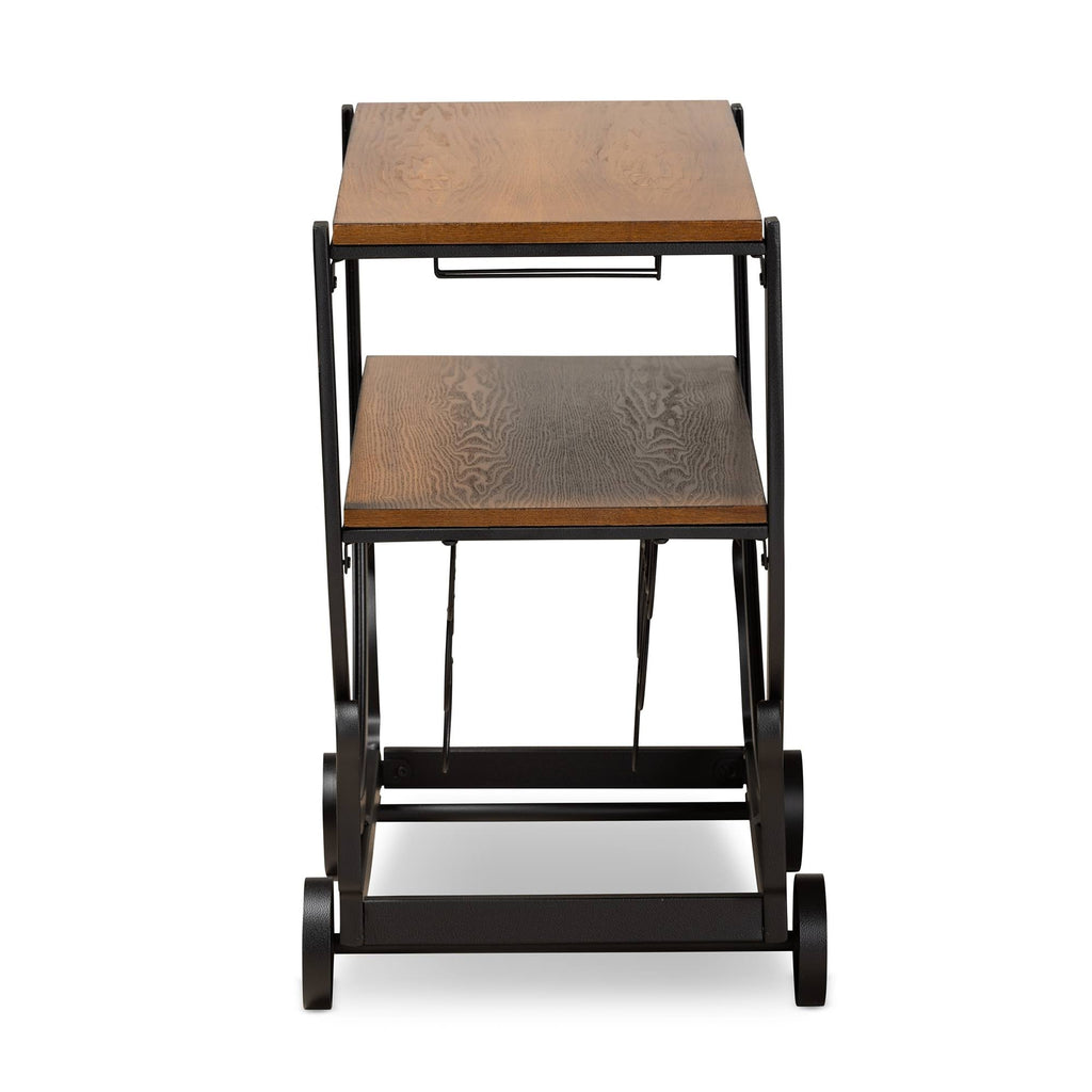 Industrial Dark Brown Cart Q23892