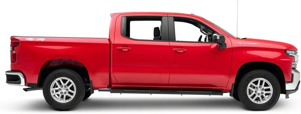 Black Running Boards for Silverado 1500 Crew Cab J4267