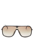 Black/Brown Gradient Aviator Sunglasses E2042