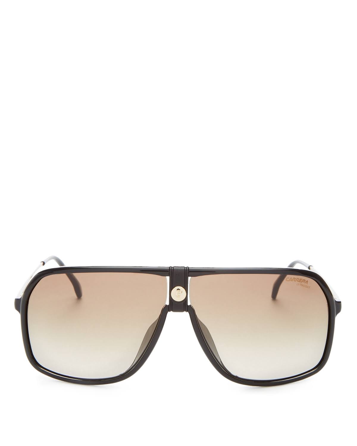 Black/Brown Gradient Aviator Sunglasses E2042
