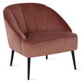 Pink Channel Back Accent Chair Z106612
