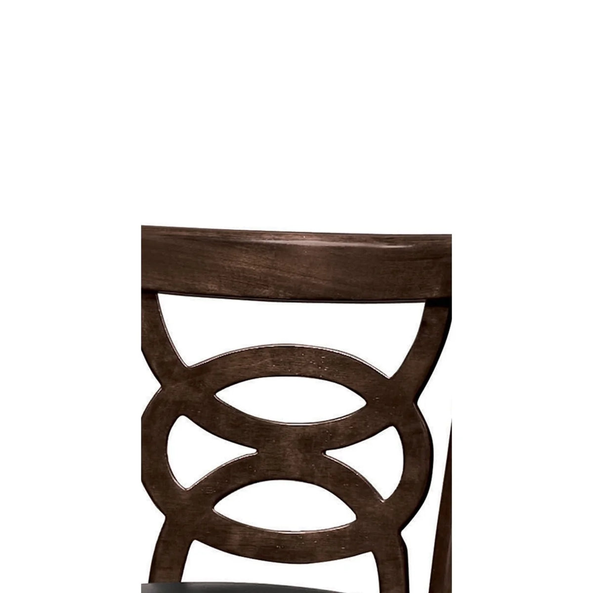 Swivel Counter Height Stools with Upholstered Seat Cappuccino (Set of 2) D2743