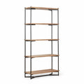 Black Acacia Wood Bookcase A590418