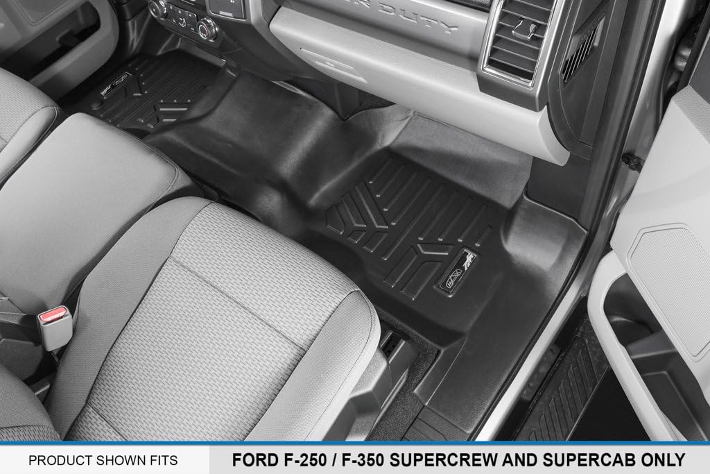 2 Row Black Floor Mats Set O198