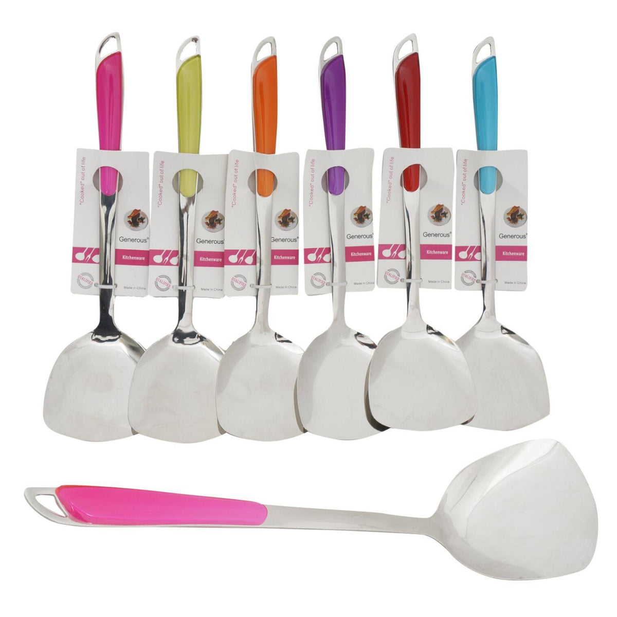 Assorted Stainless Steel Spatula Case of 72 D364866