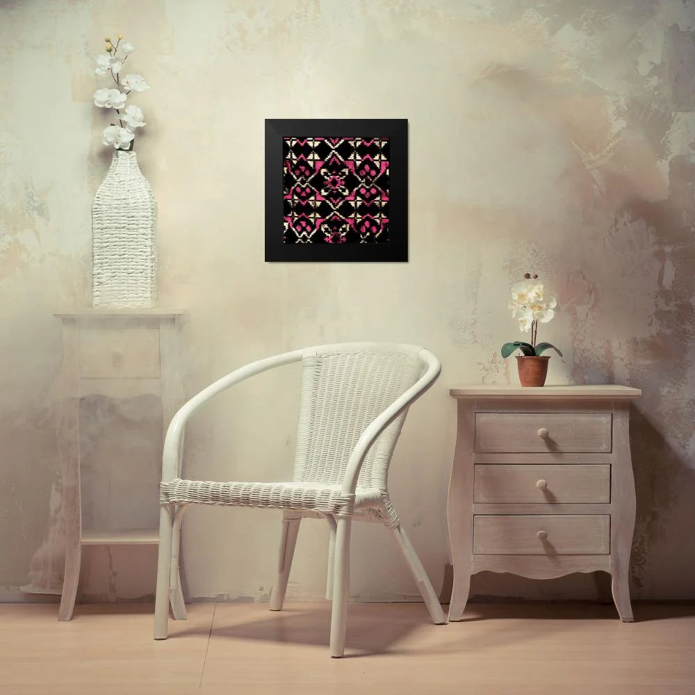 Black Modern Framed Museum Art Print S11903