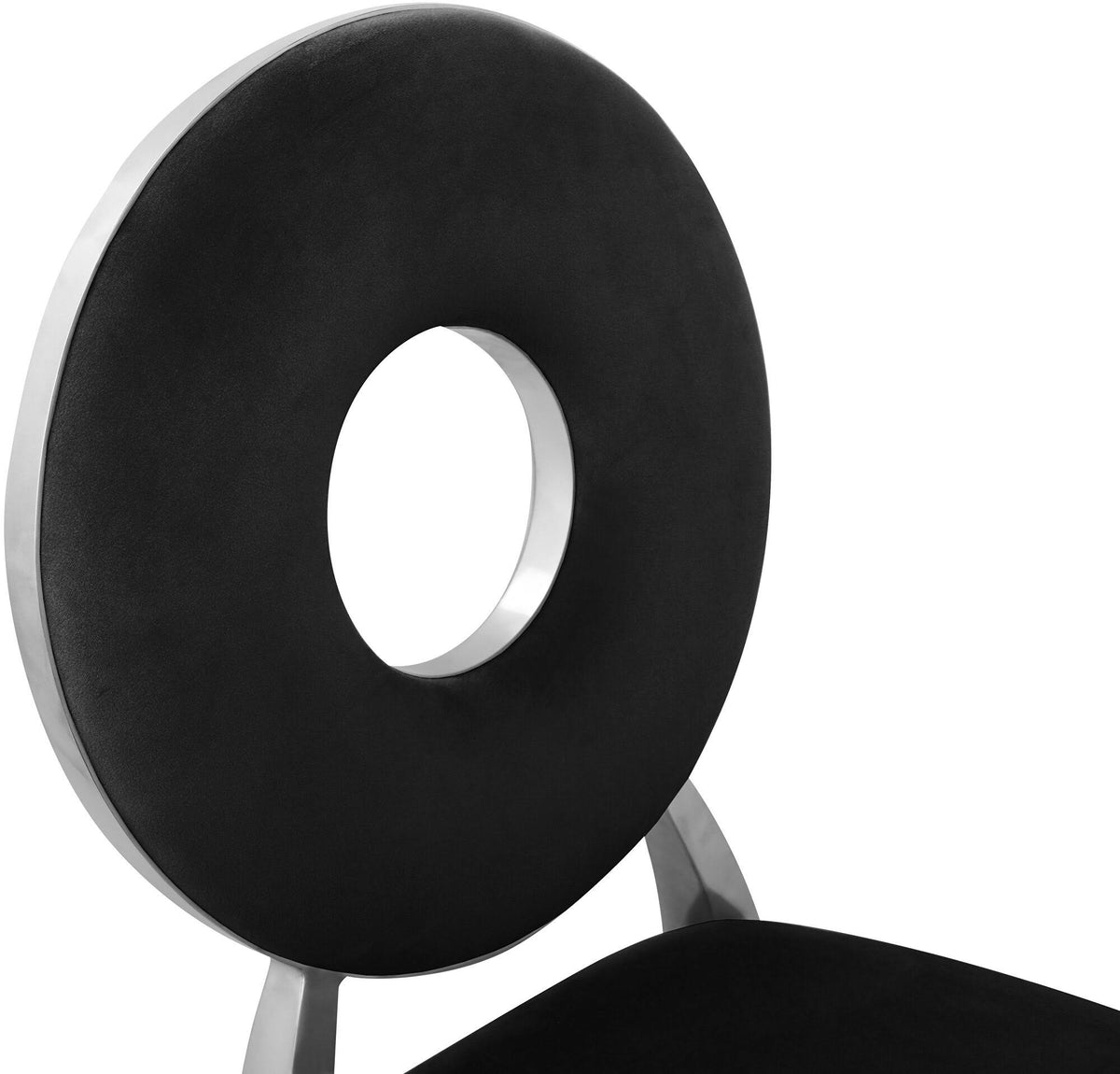 Black Velvet Dining Chair (Set of 2) S2067