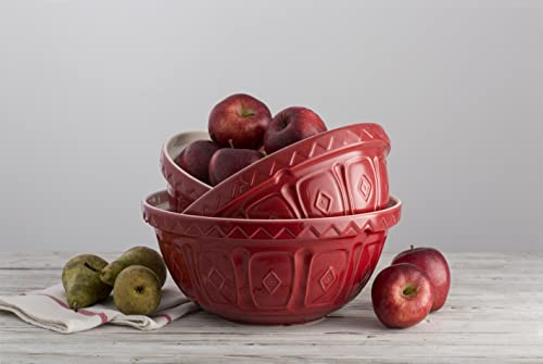 Cream 29 Centimetre Chip Resistant Earthenware Mixing Bowl F877