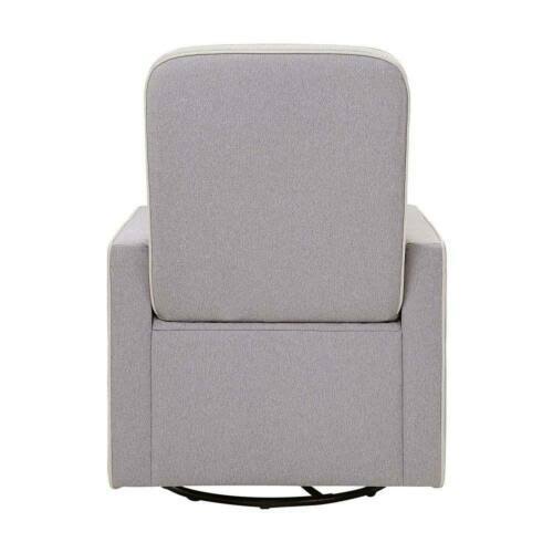 Grey Swivel Glider and Ottoman G175