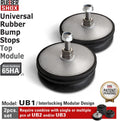 Rubber Front Rear Bump Stop for Truck and RV Suspension, Pair 5000 lbs, Hardness 65HA S418849