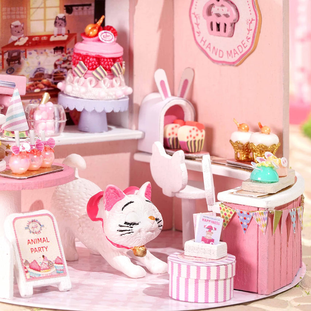 DIY Miniature Dollhouse Kit with LED M7826