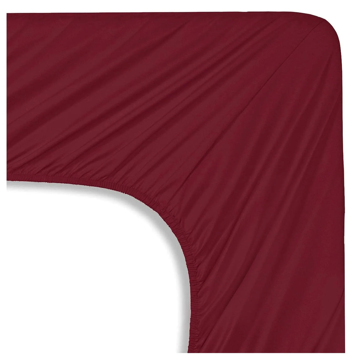 Burgundy Twin 4 Piece Sheet Set with Pillowcases I563