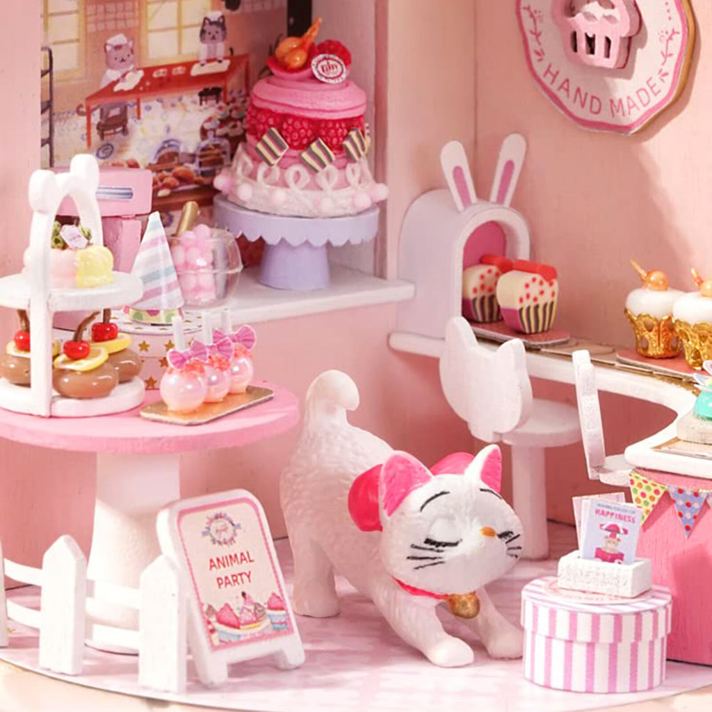DIY Miniature Dollhouse Kit with LED M7826